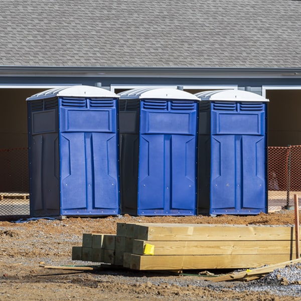 how can i report damages or issues with the porta potties during my rental period in Cresaptown Maryland